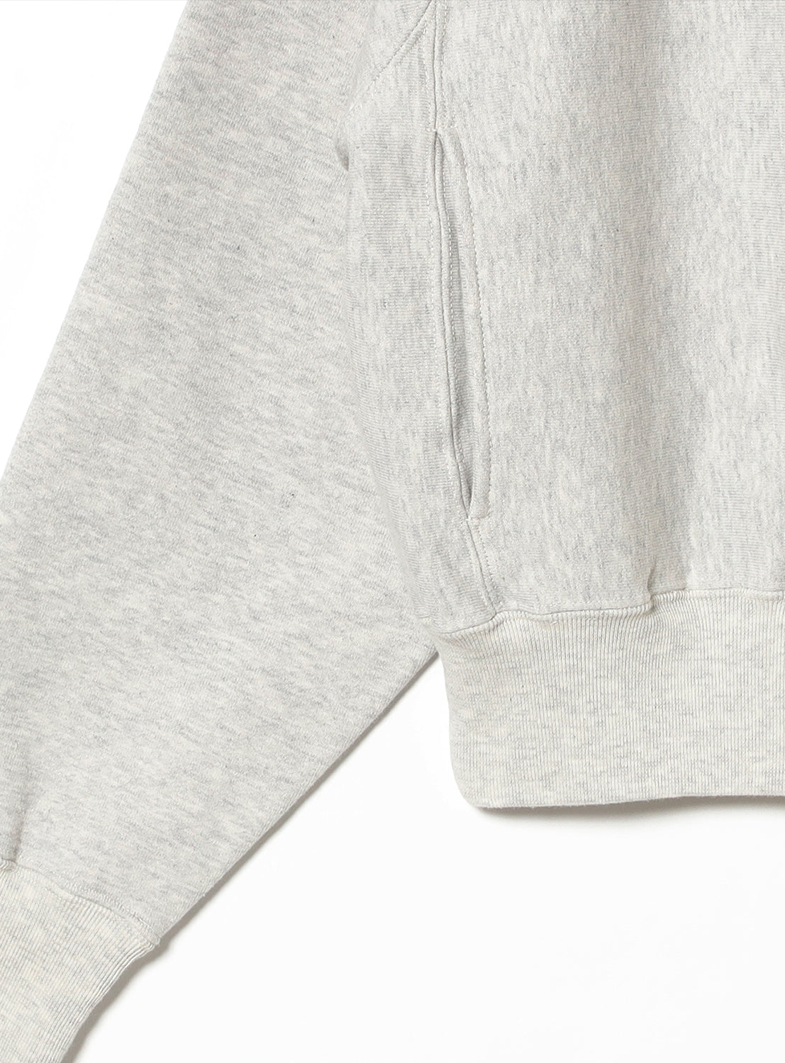 Melange Fleece Crew Neck