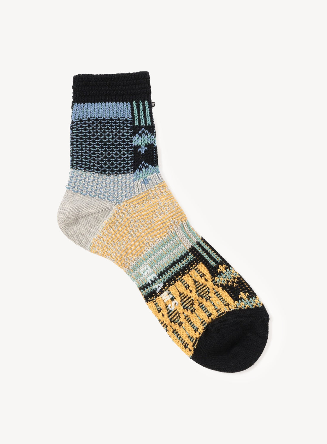 Multi-Color Links Knit Crew Socks