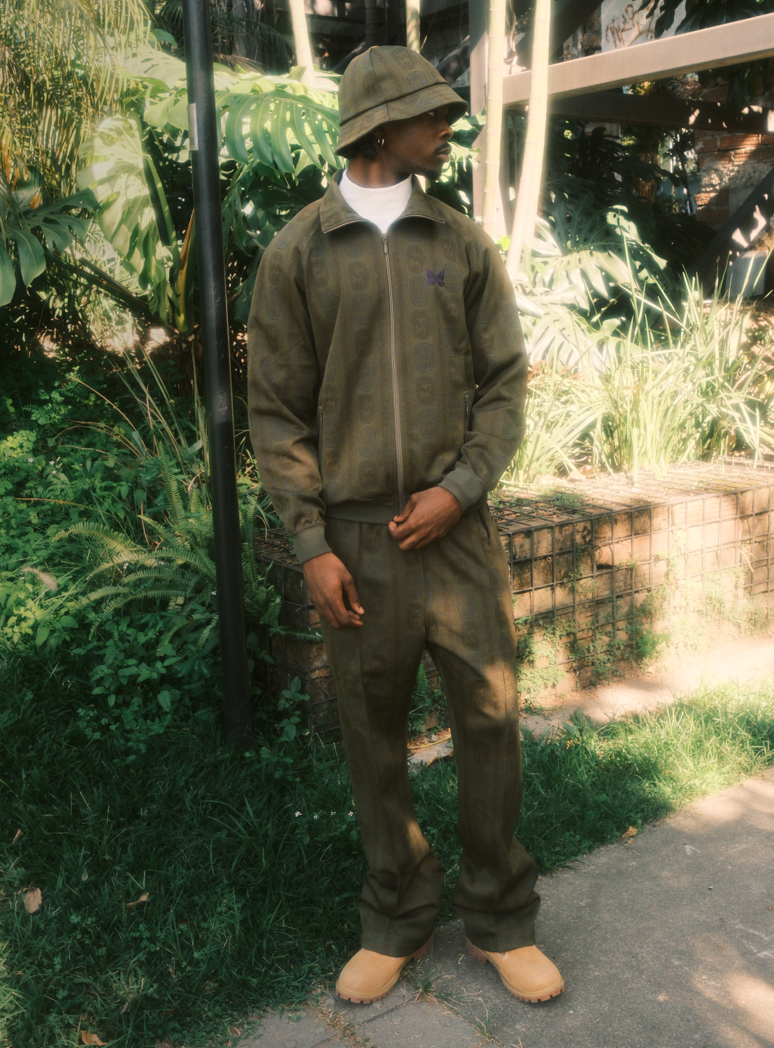 Poly Jacquard Track Jacket