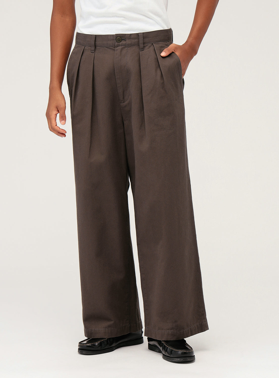 New Wide Chino Pants