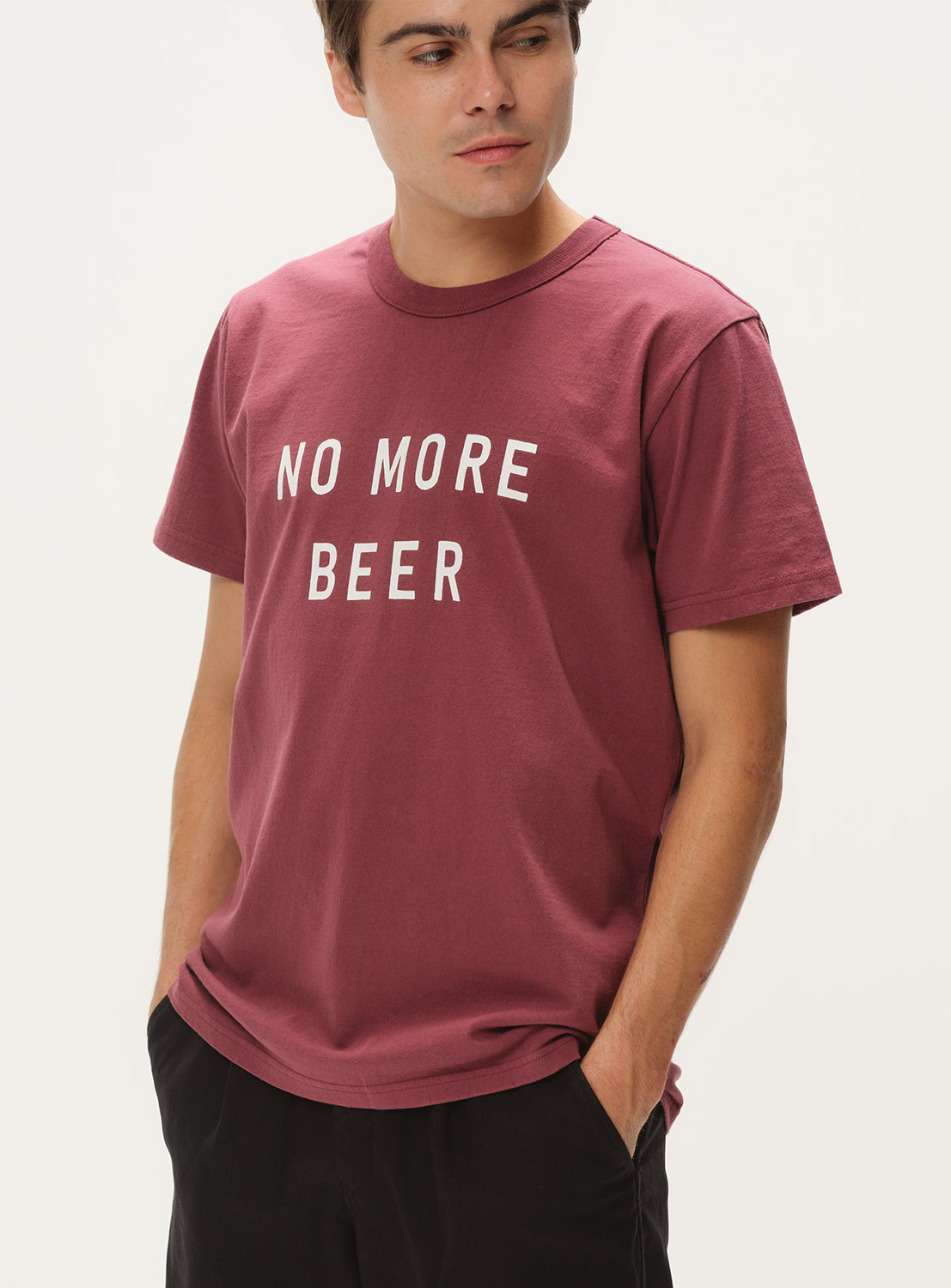タコマフジレコード NO MORE BEER Tシャツ タコマ・フジ・レコード ノー・モア・ビールTシャツ