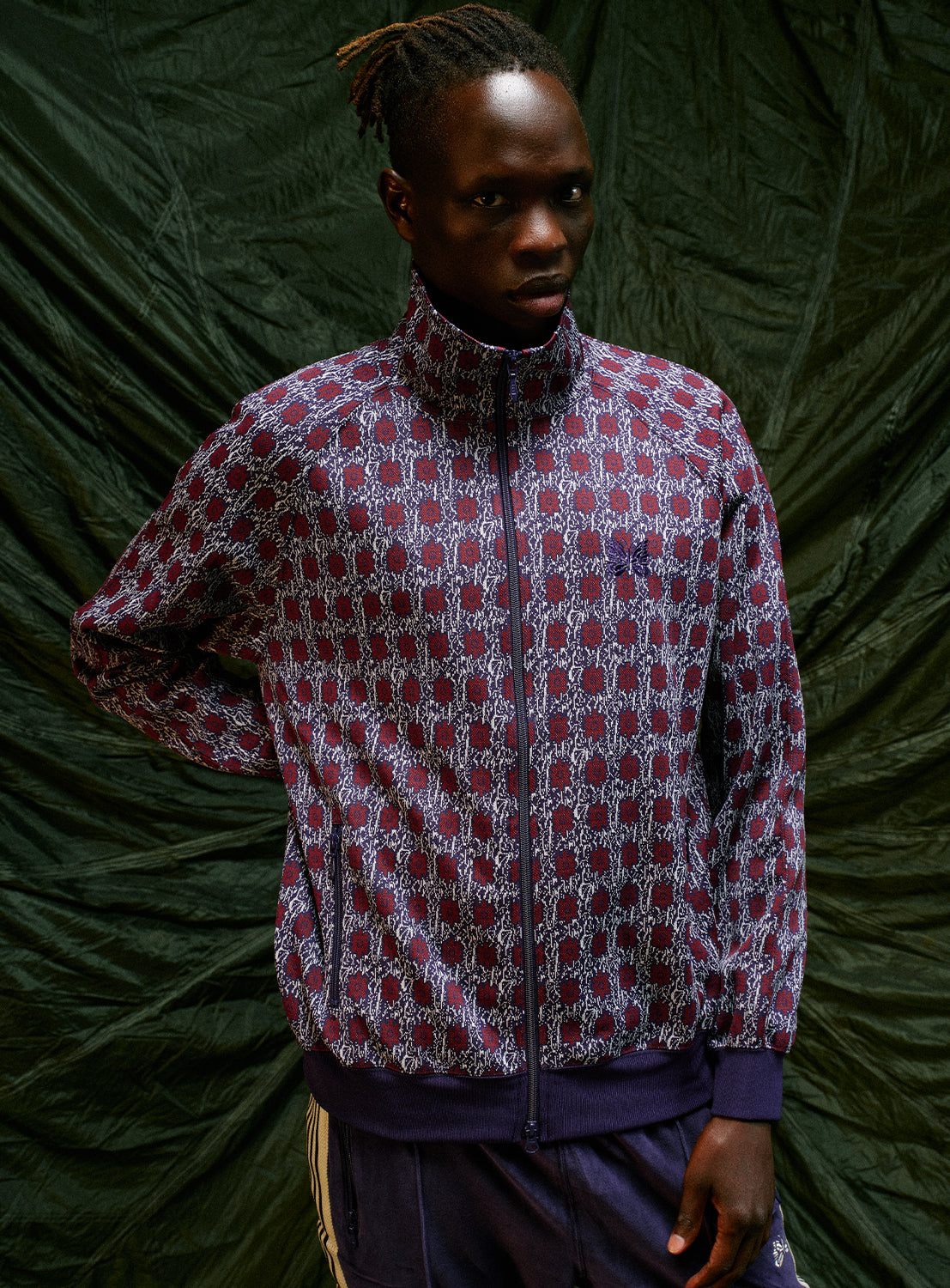 Poly Jacquard Track Jacket