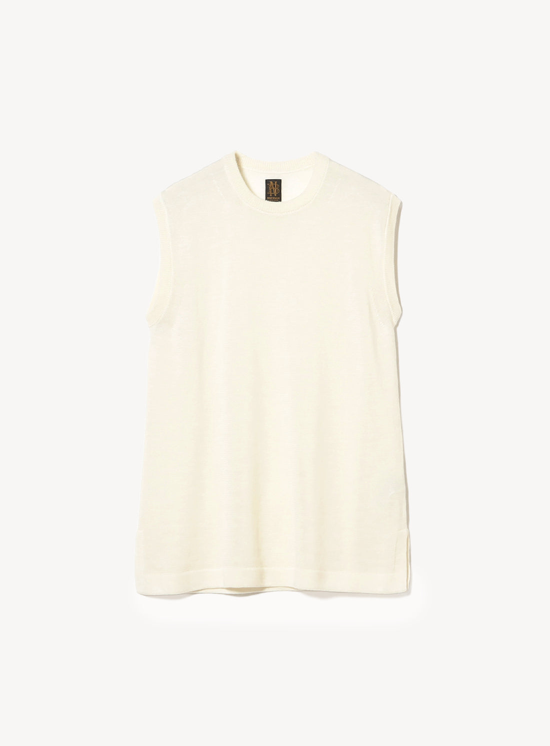 Ramie Wool Crew Vest