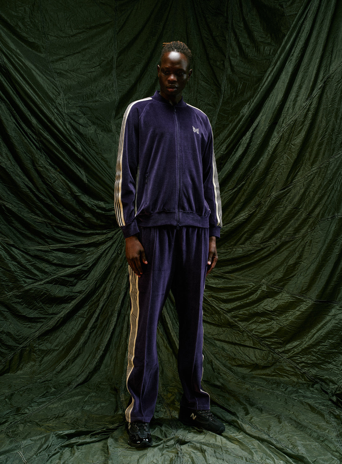 Rib Collar Track Jacket