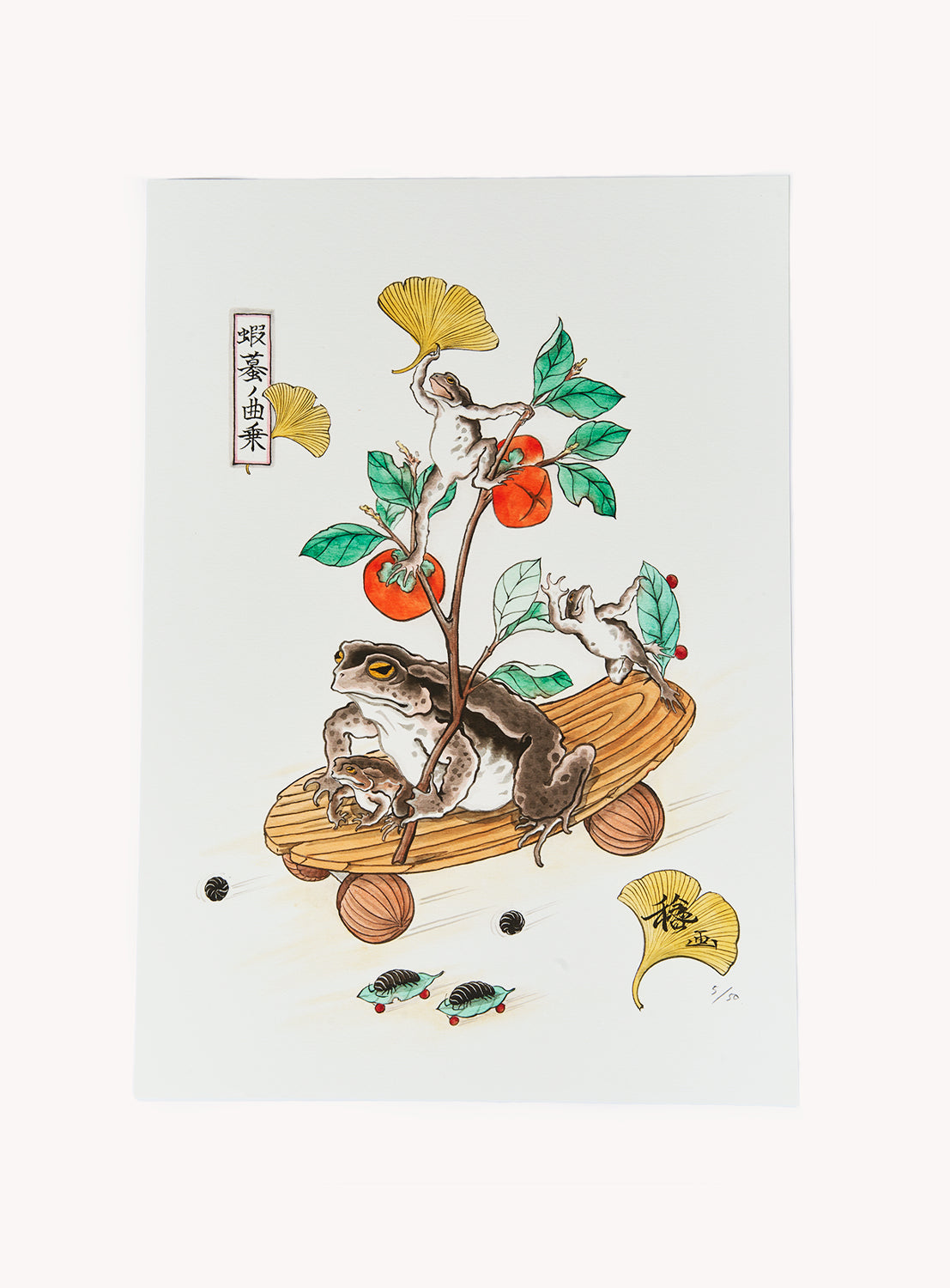 Nosaka Yokojo Frog Caricature