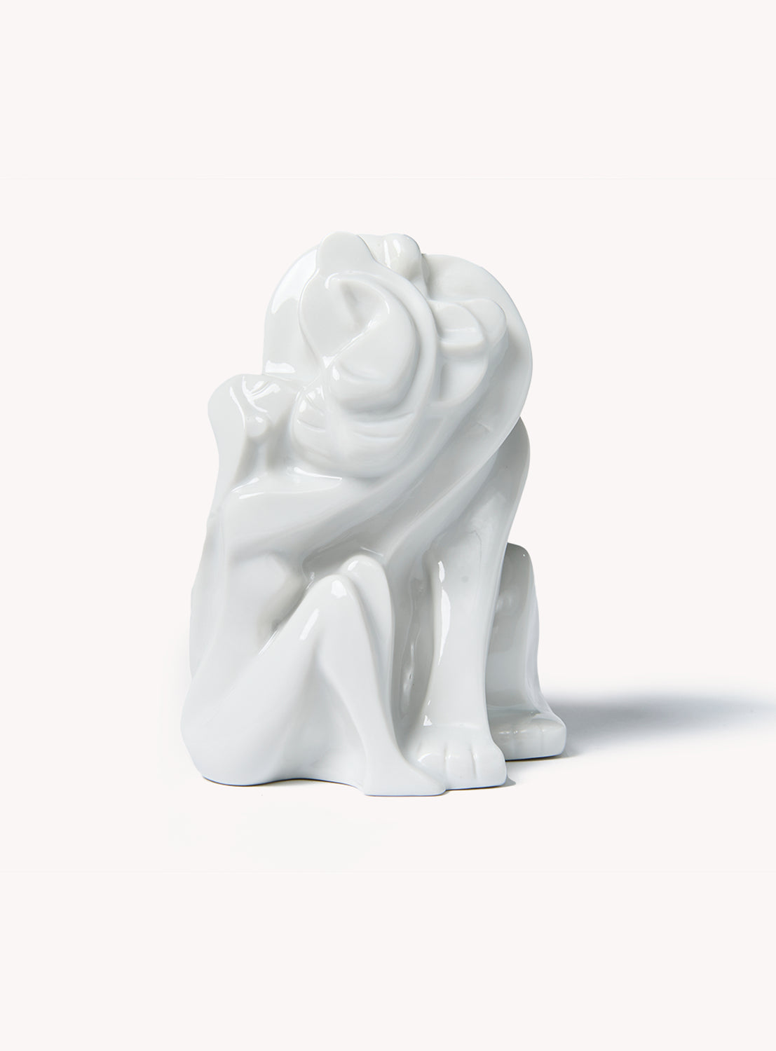 Lion and Woman Figurine