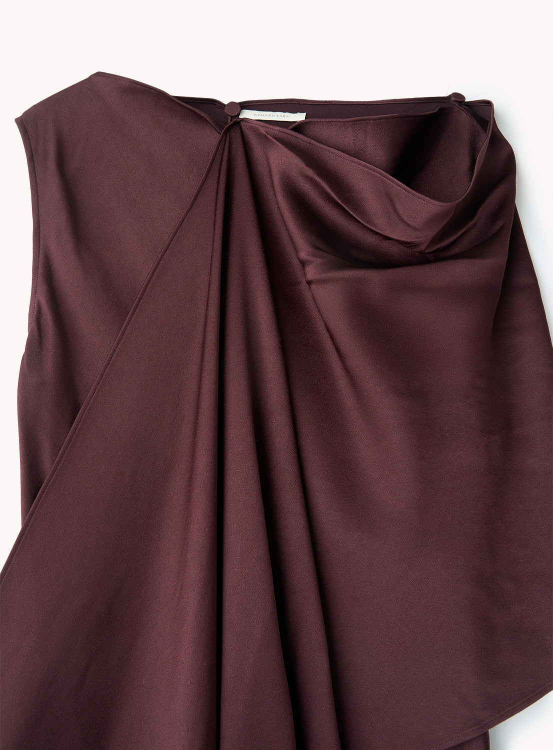 Scarf-Detail Dress