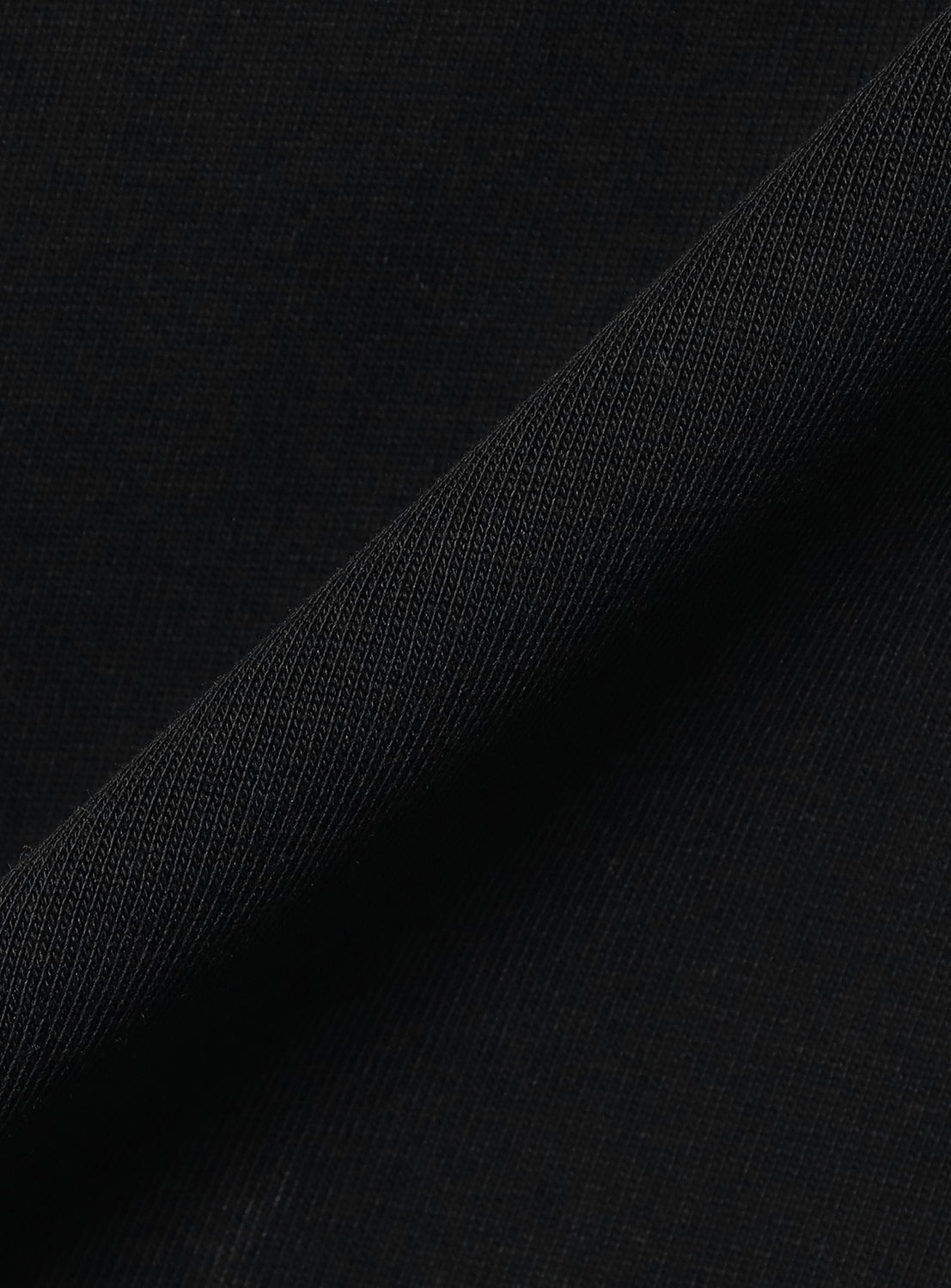 Close-up of the black material