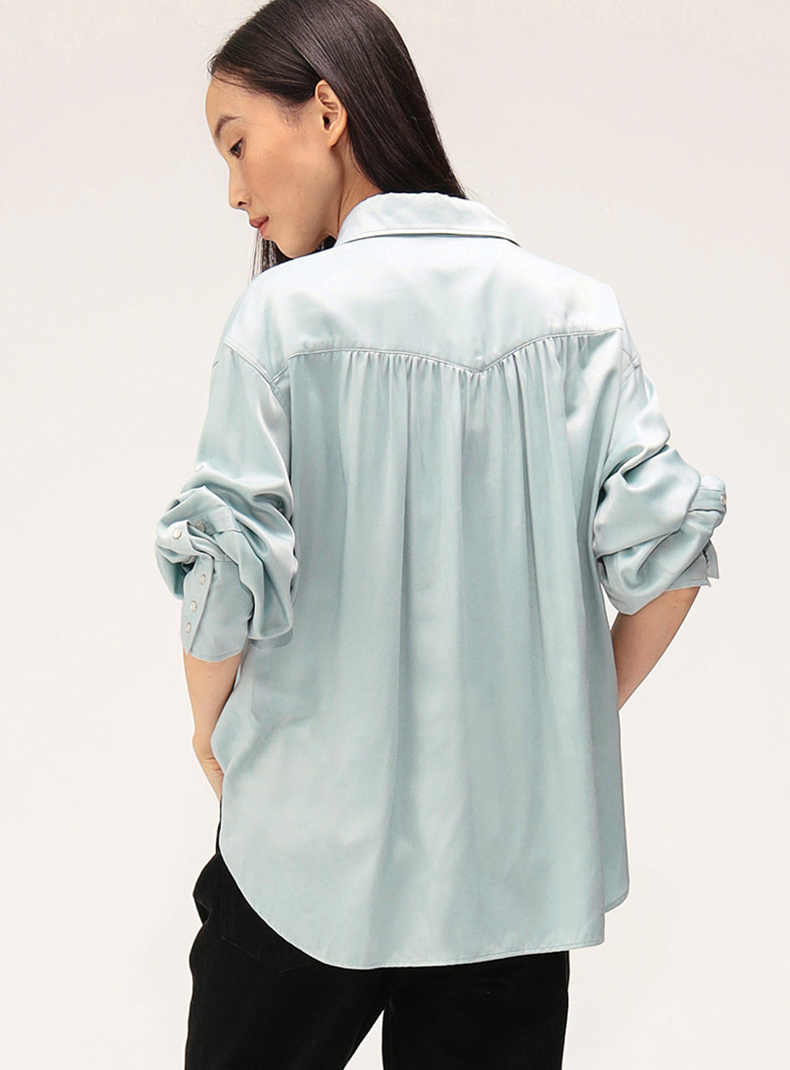 Satin Western Shirt
