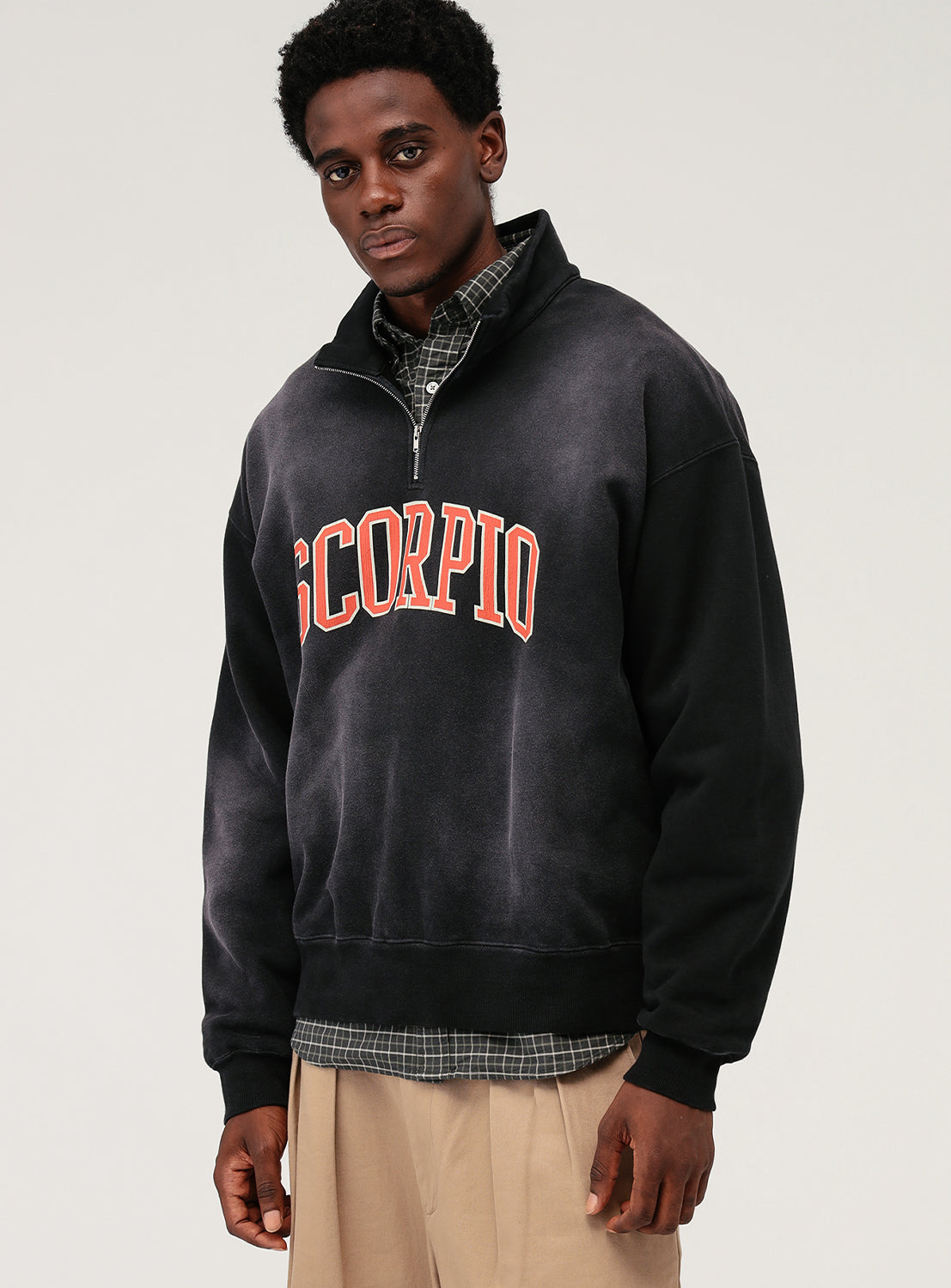 Scorpio Faded Pullover Sweatshirt