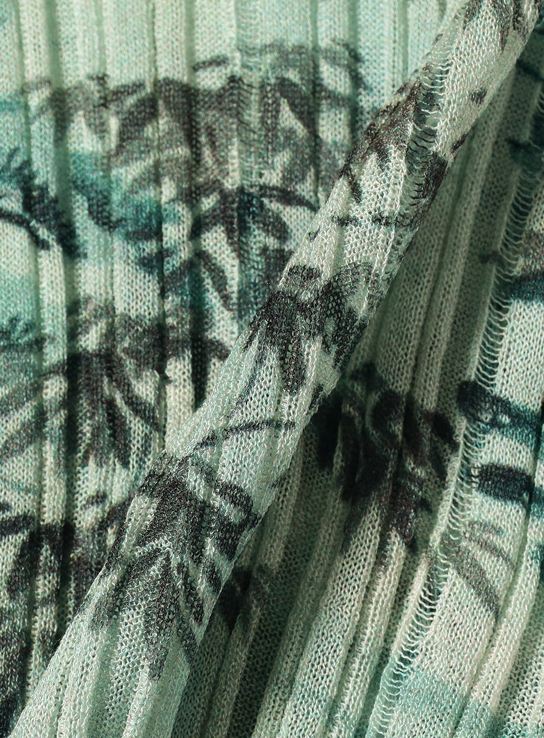 Japanese Pattern Aloha Transfer Print Polo Knit