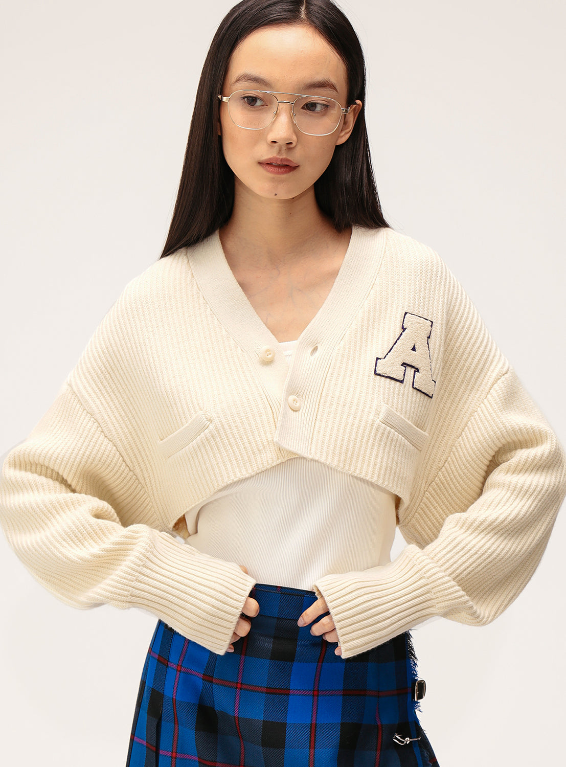 Short Lettered Cardigan