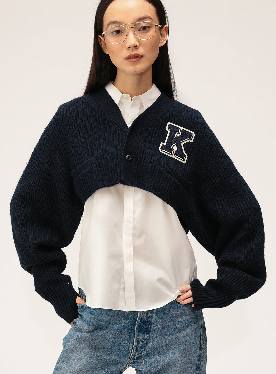 Short Lettered Cardigan