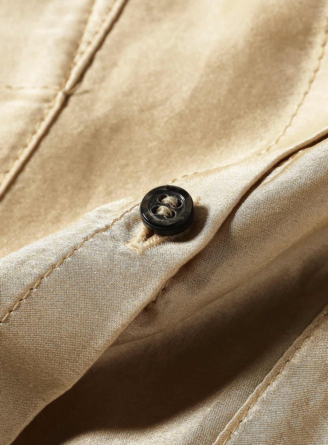 Fukugi Gold Silk Blouse