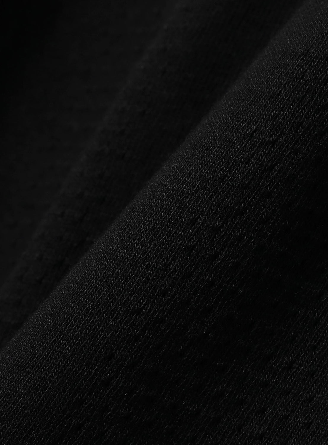 Close-up of black fabric texture.