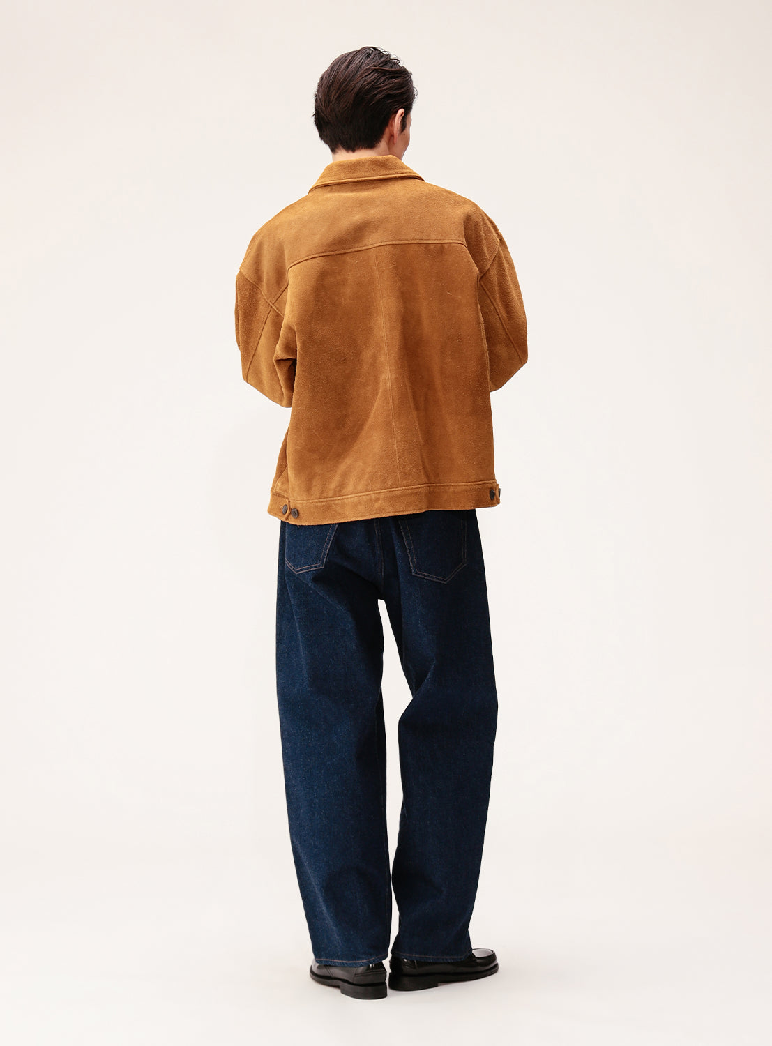 Suede Zip-Up Blouson