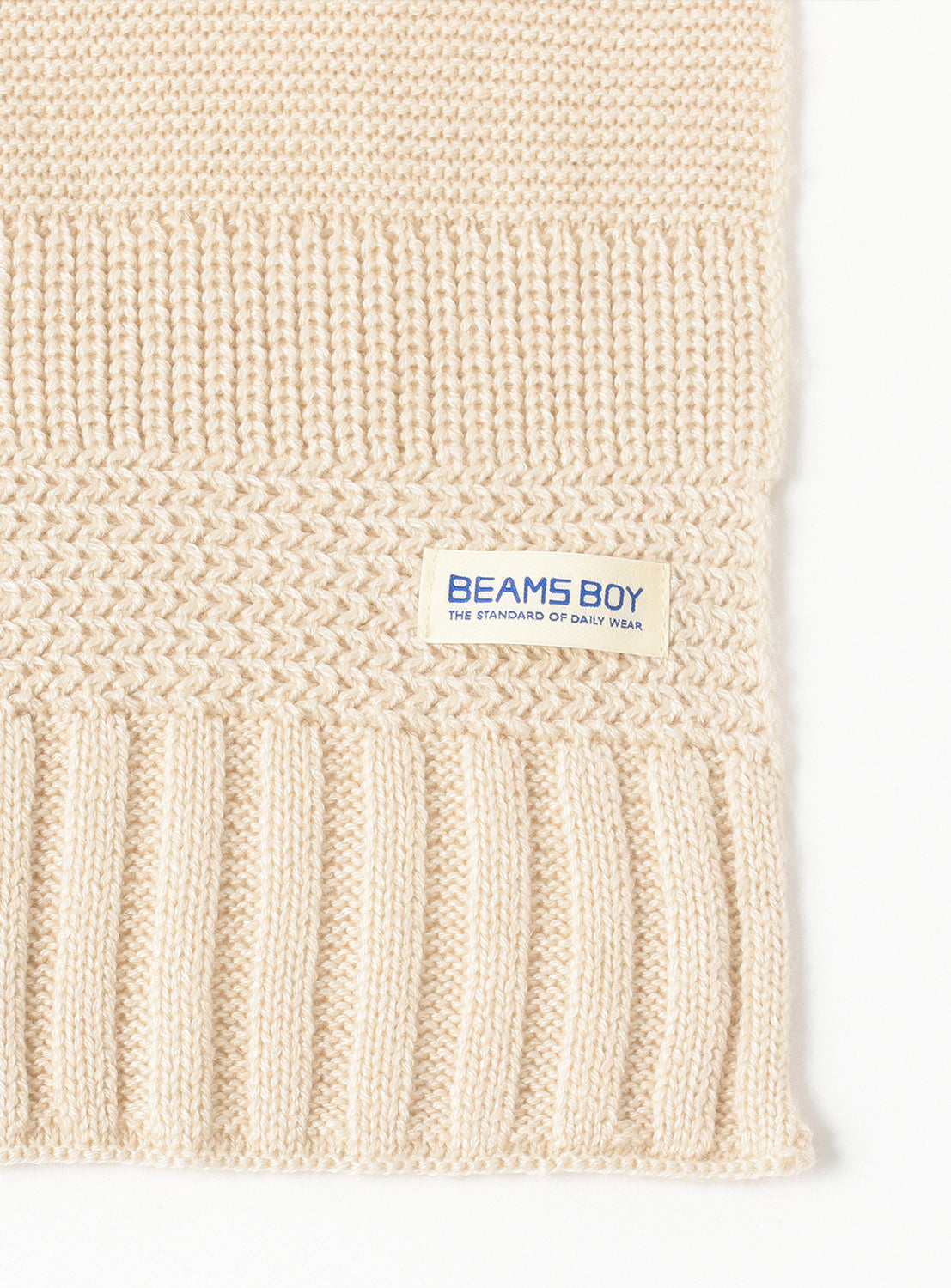 Tiered Rib Short Scarf