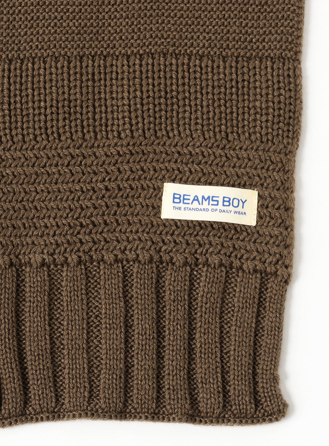 Tiered Rib Short Scarf