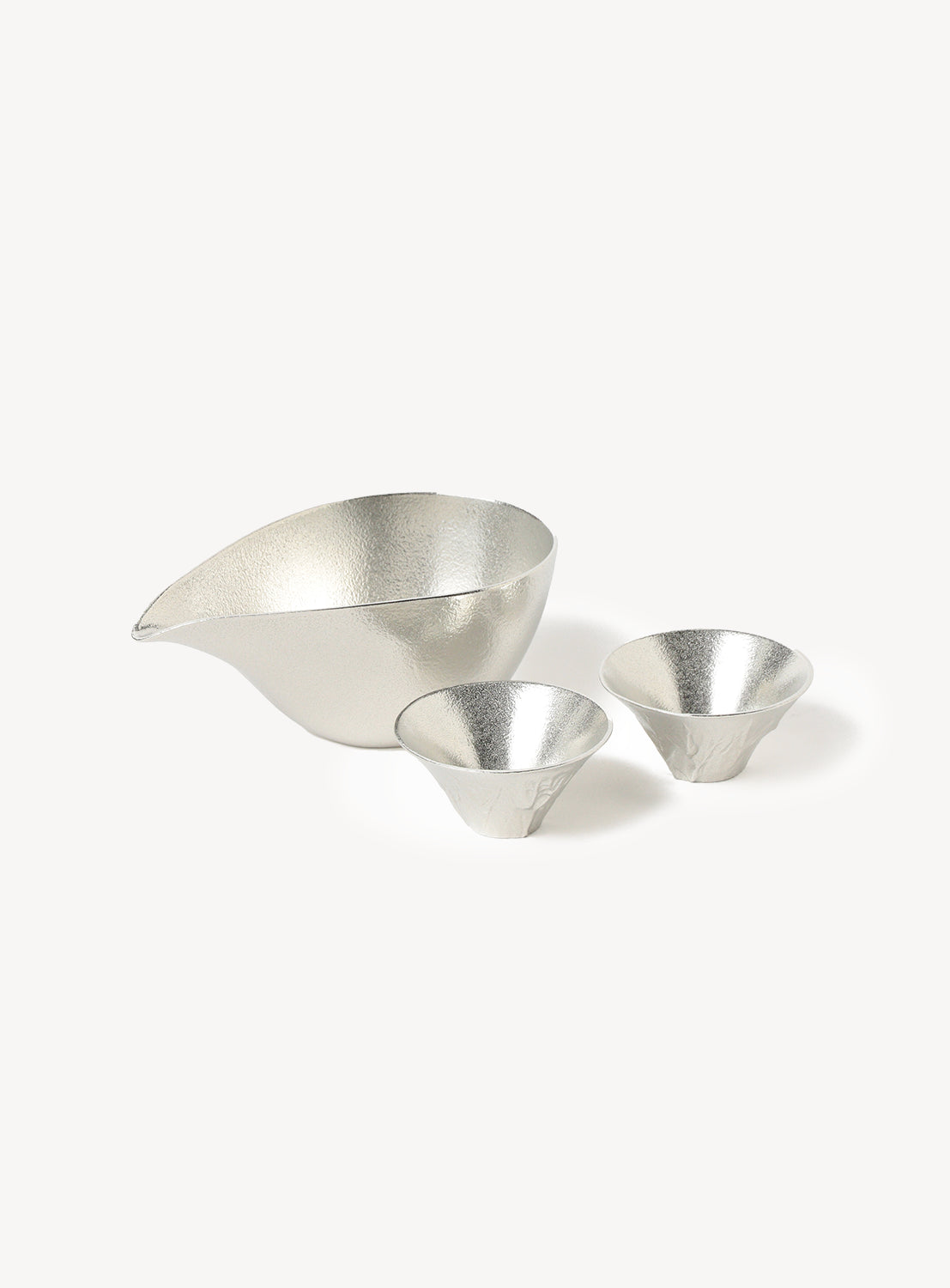 Tin Sake Set