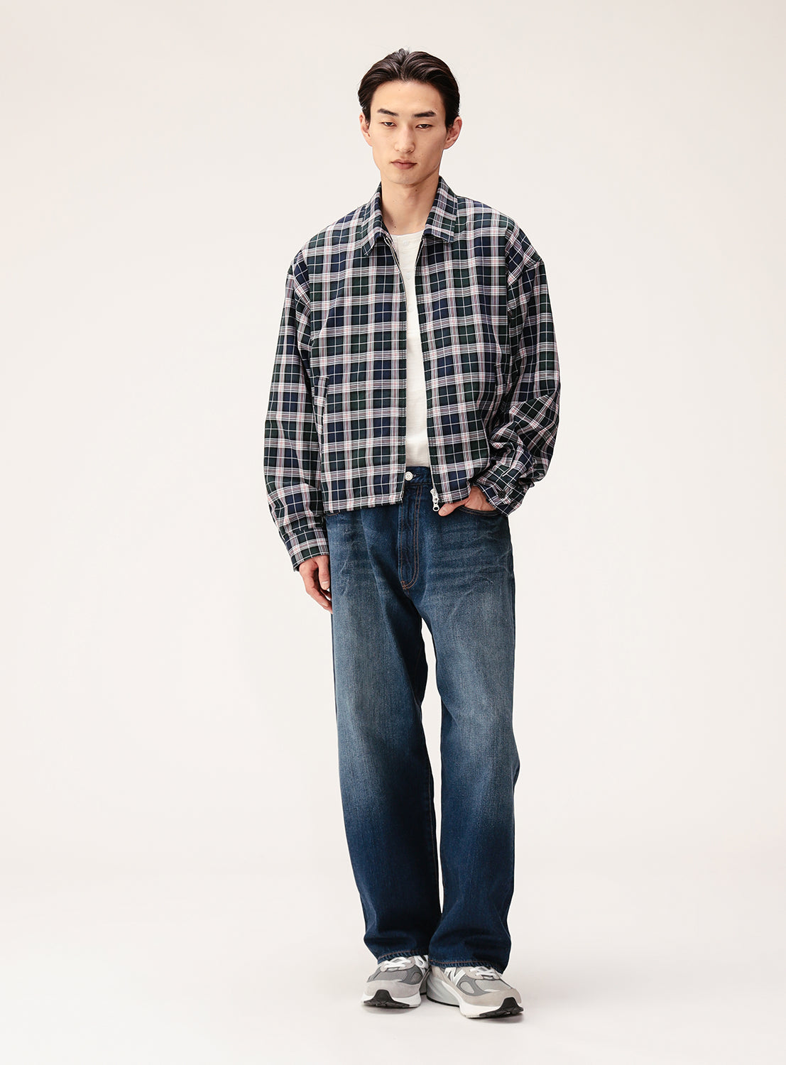 Wide Fit Denim Pants
