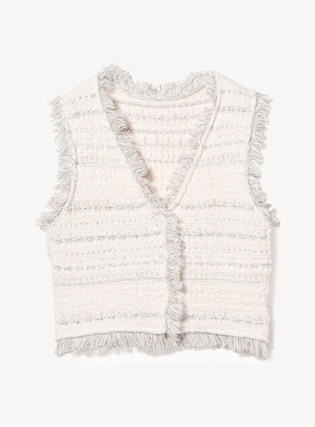 Tweed Knit Vest