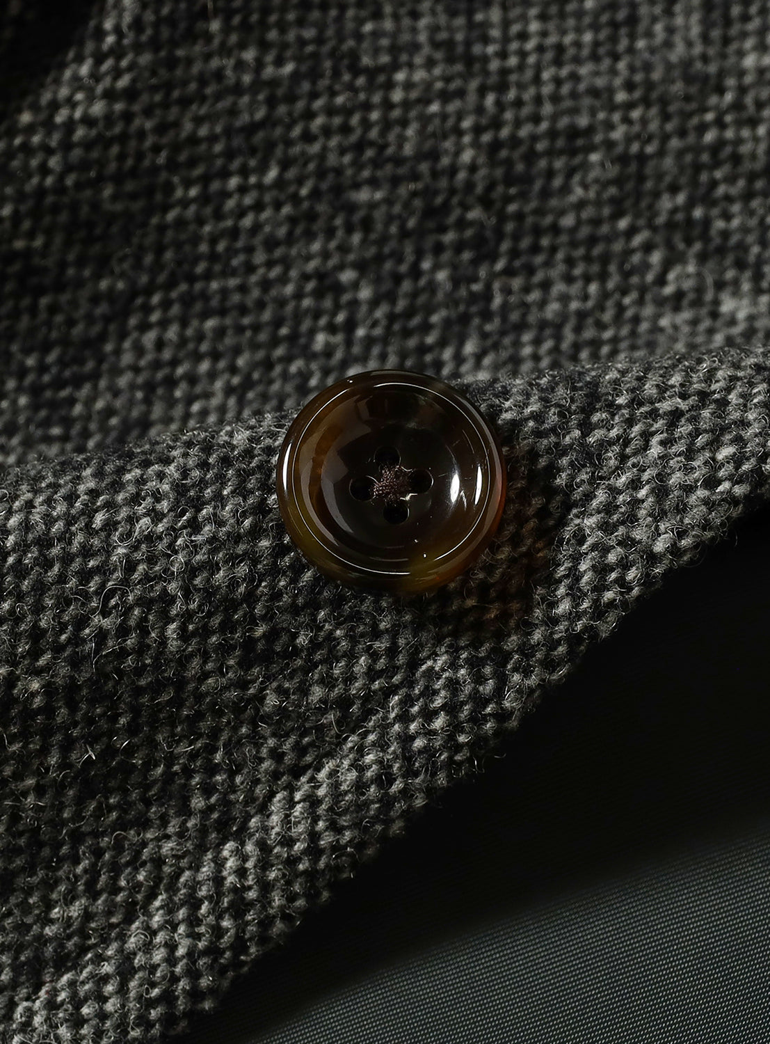 Tweed Three-button Big Jacket