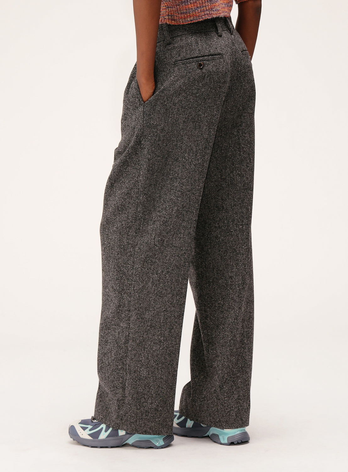 Tweed Wide Slacks