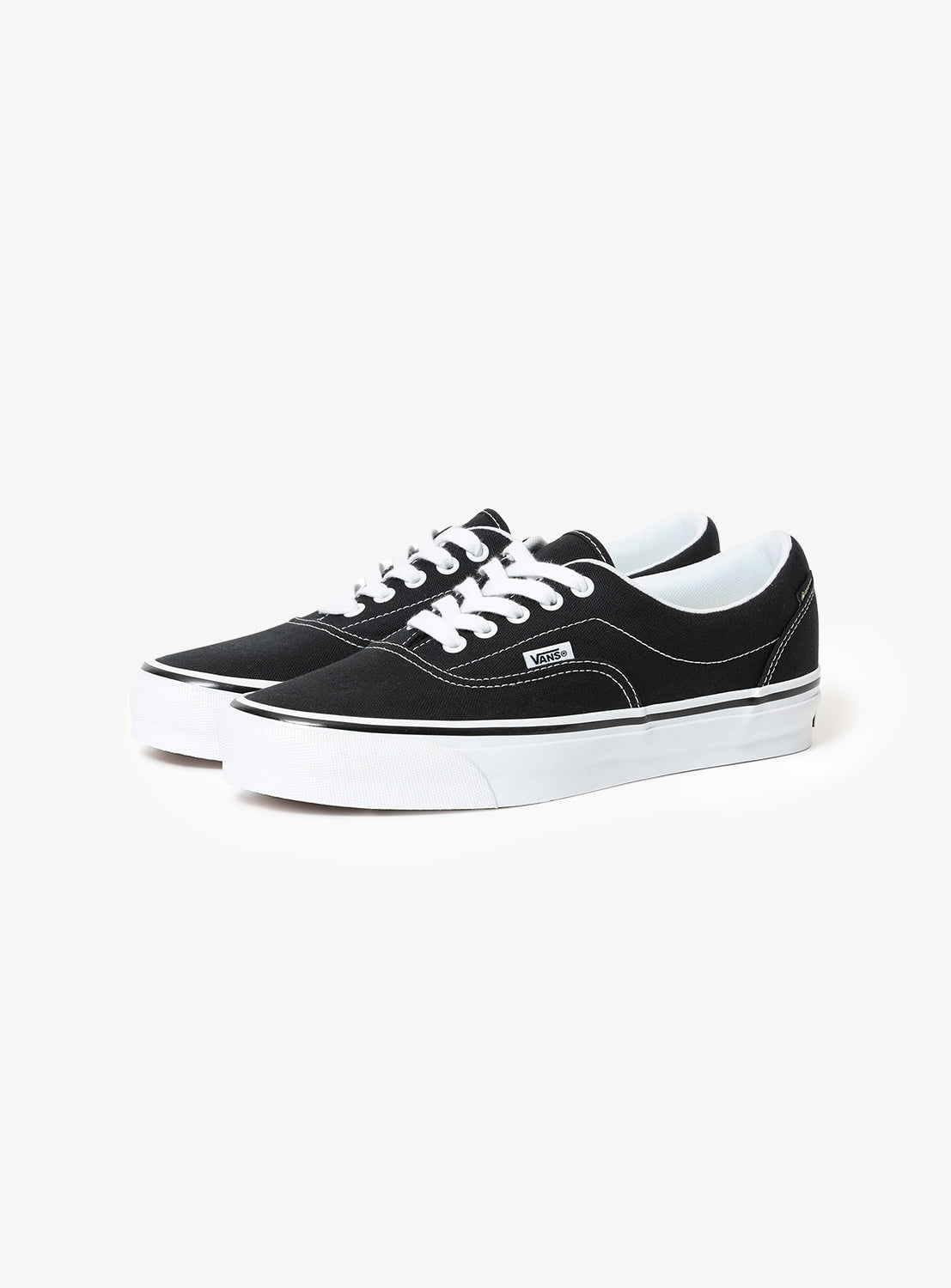 Black sneakers on a white background