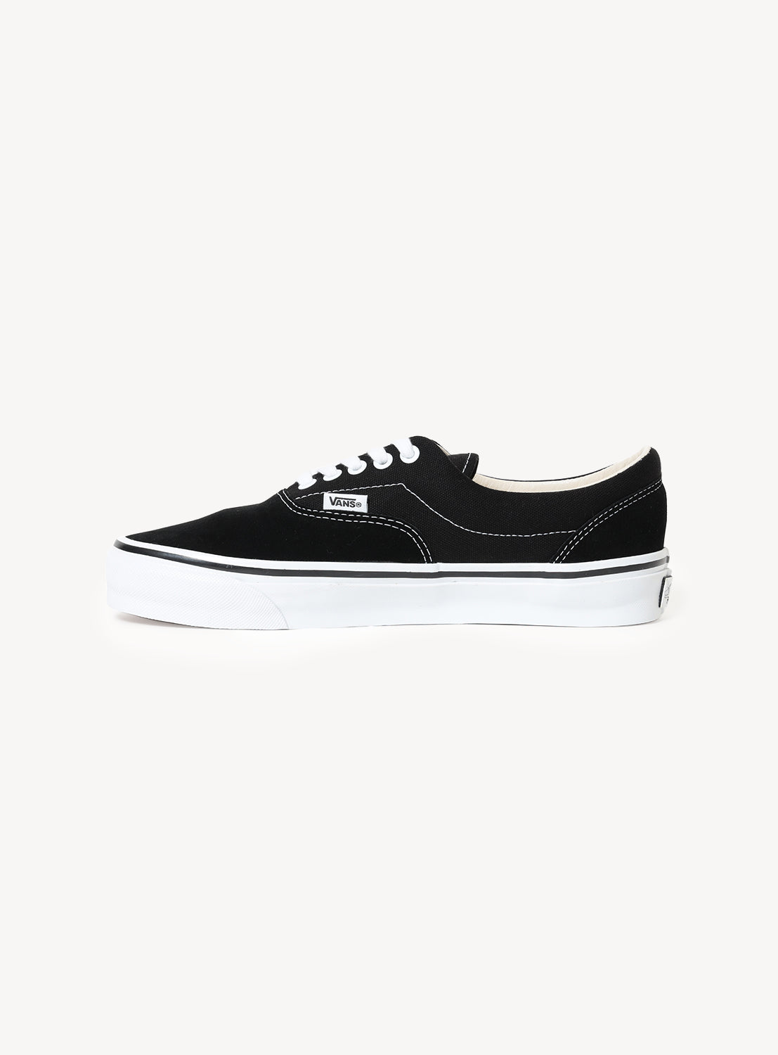 Black and white sneaker on a white background