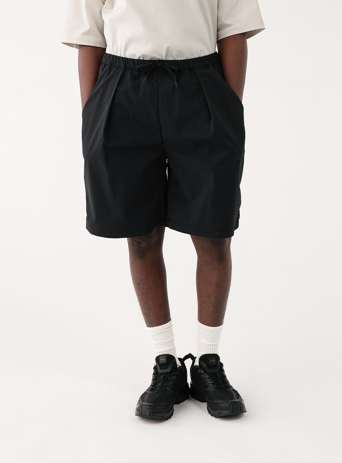 パンツ TEATORA wallet shorts resort dr blk 3 WALLET SHORTS RESORT - DR