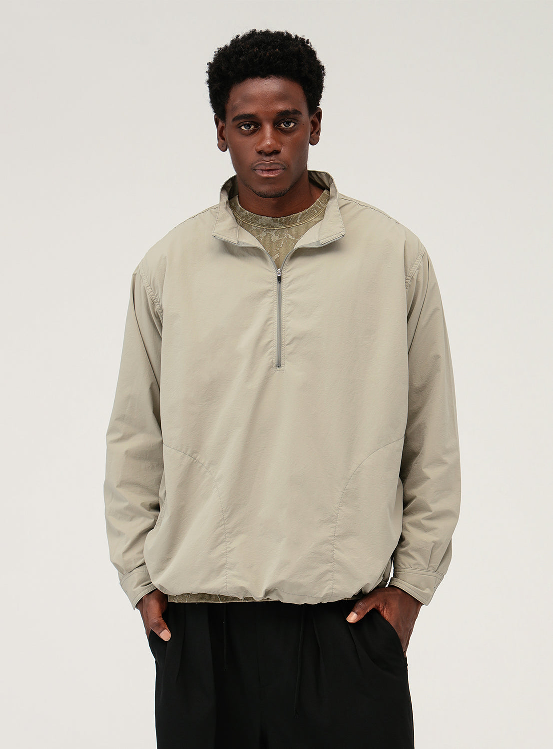 Water-Repellent Pullover Shirt