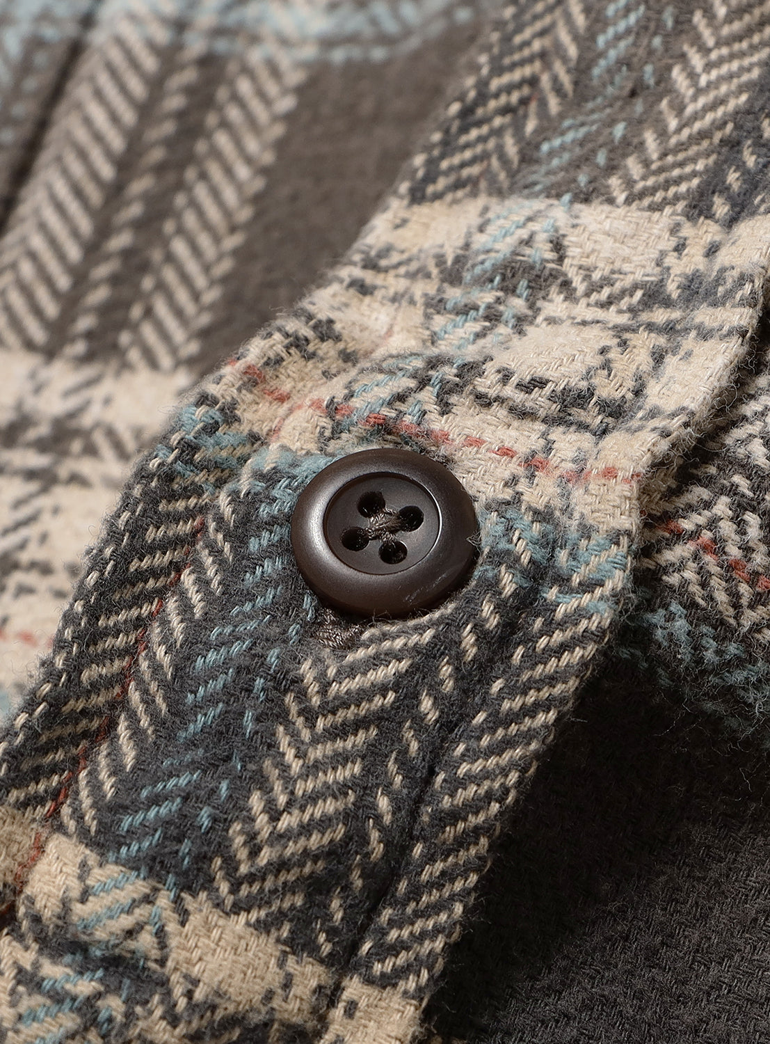 Wide-Fit Faded Check Shirt