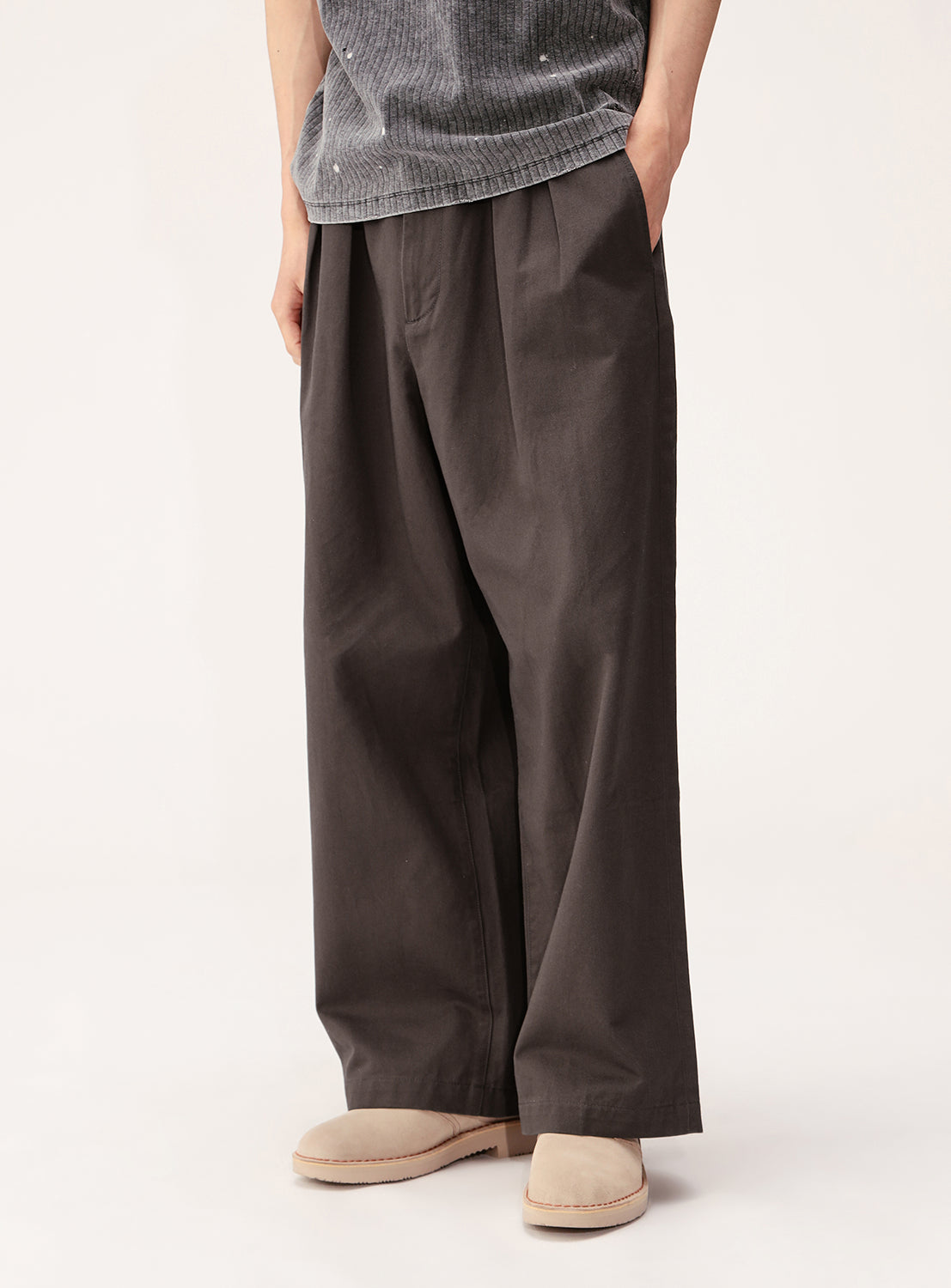 New Wide Chino Pants