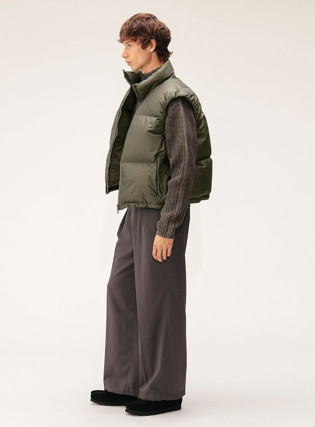 Wide Fit Faded Down Vest