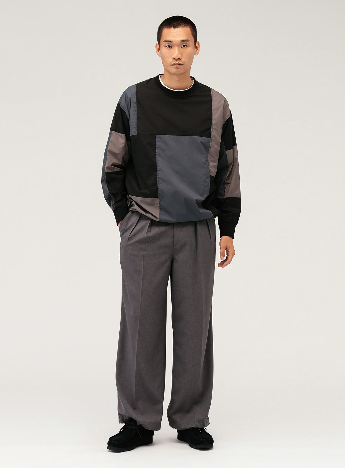 Wide Fit Patchwork Top