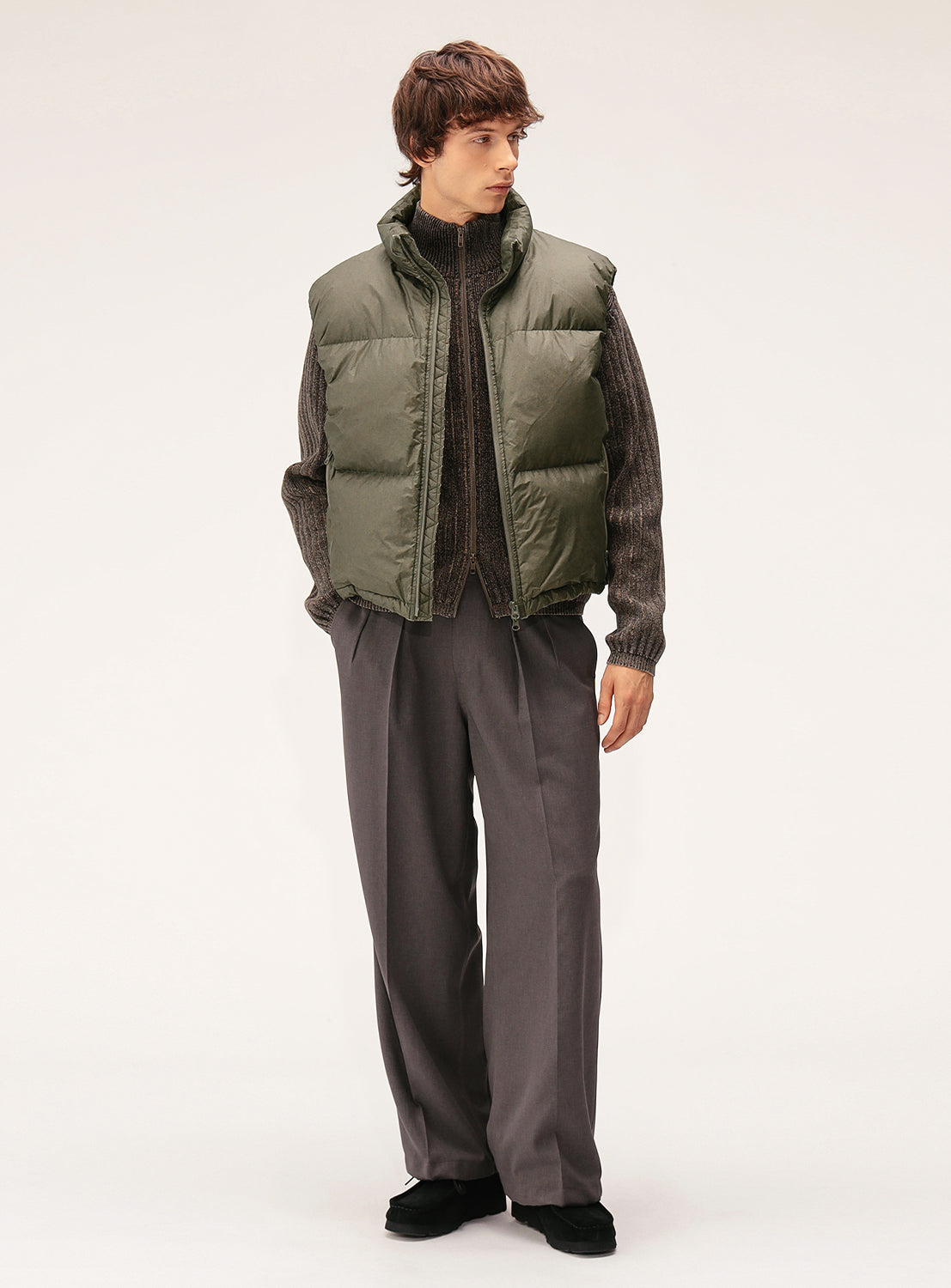 Wide Fit Faded Down Vest