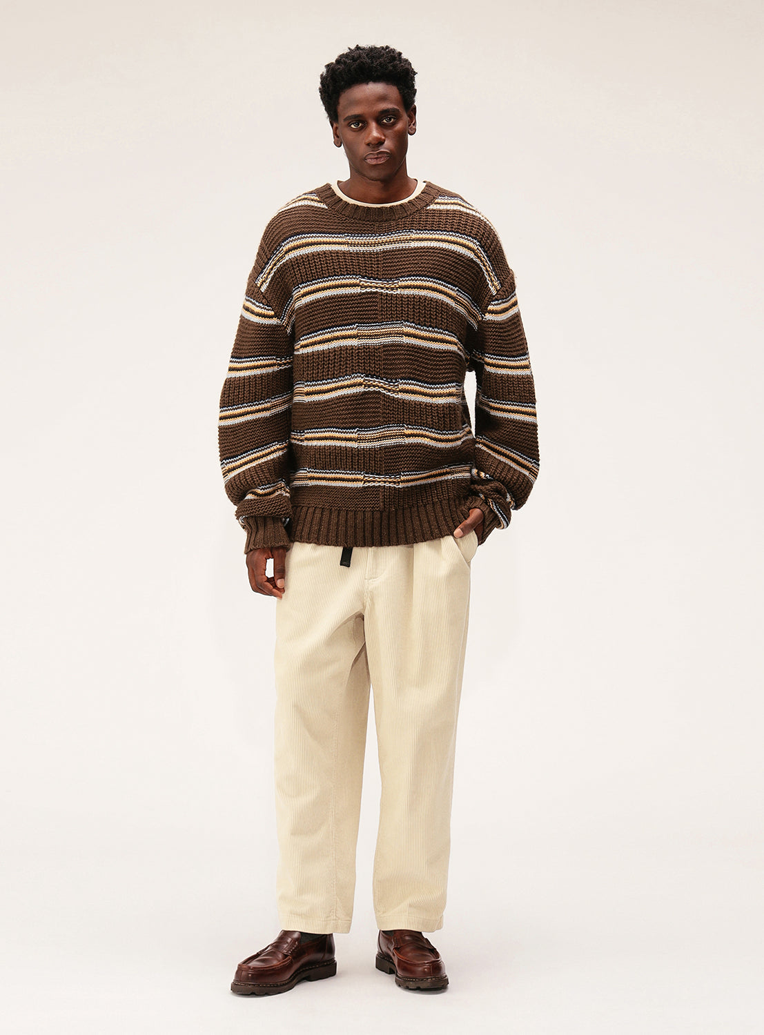 Wide Taper Corduroy Pants