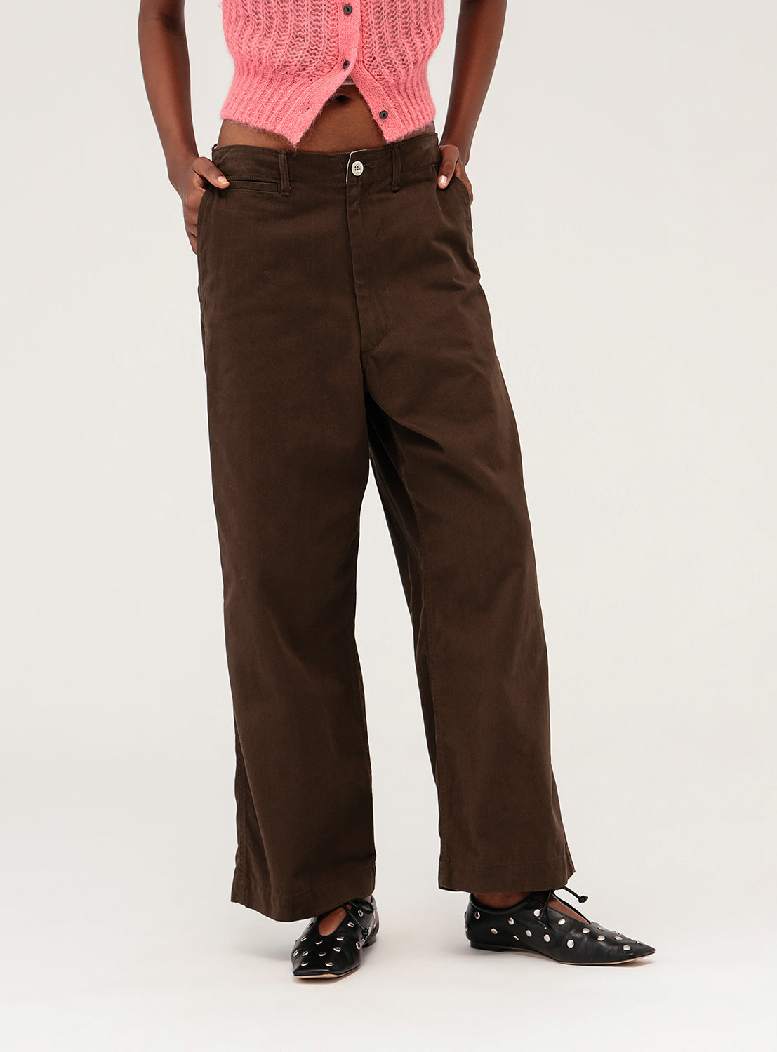 Wide Chino Pants