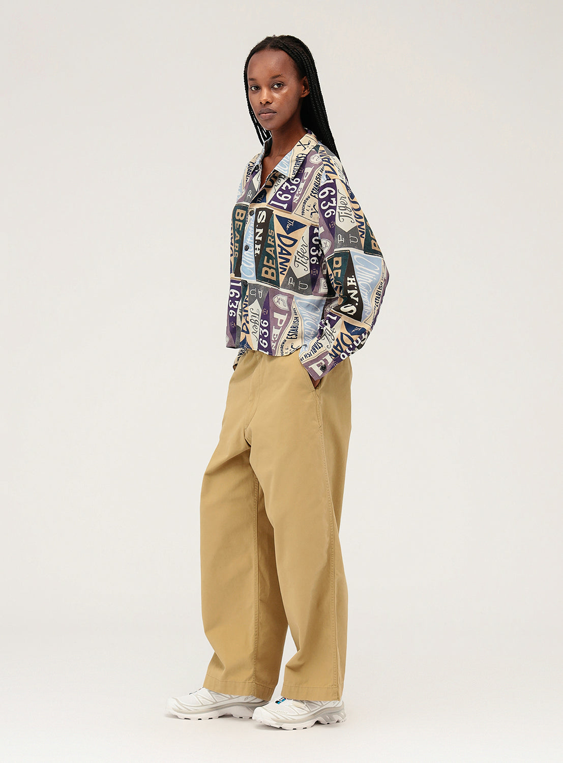 Wide Chino Pants
