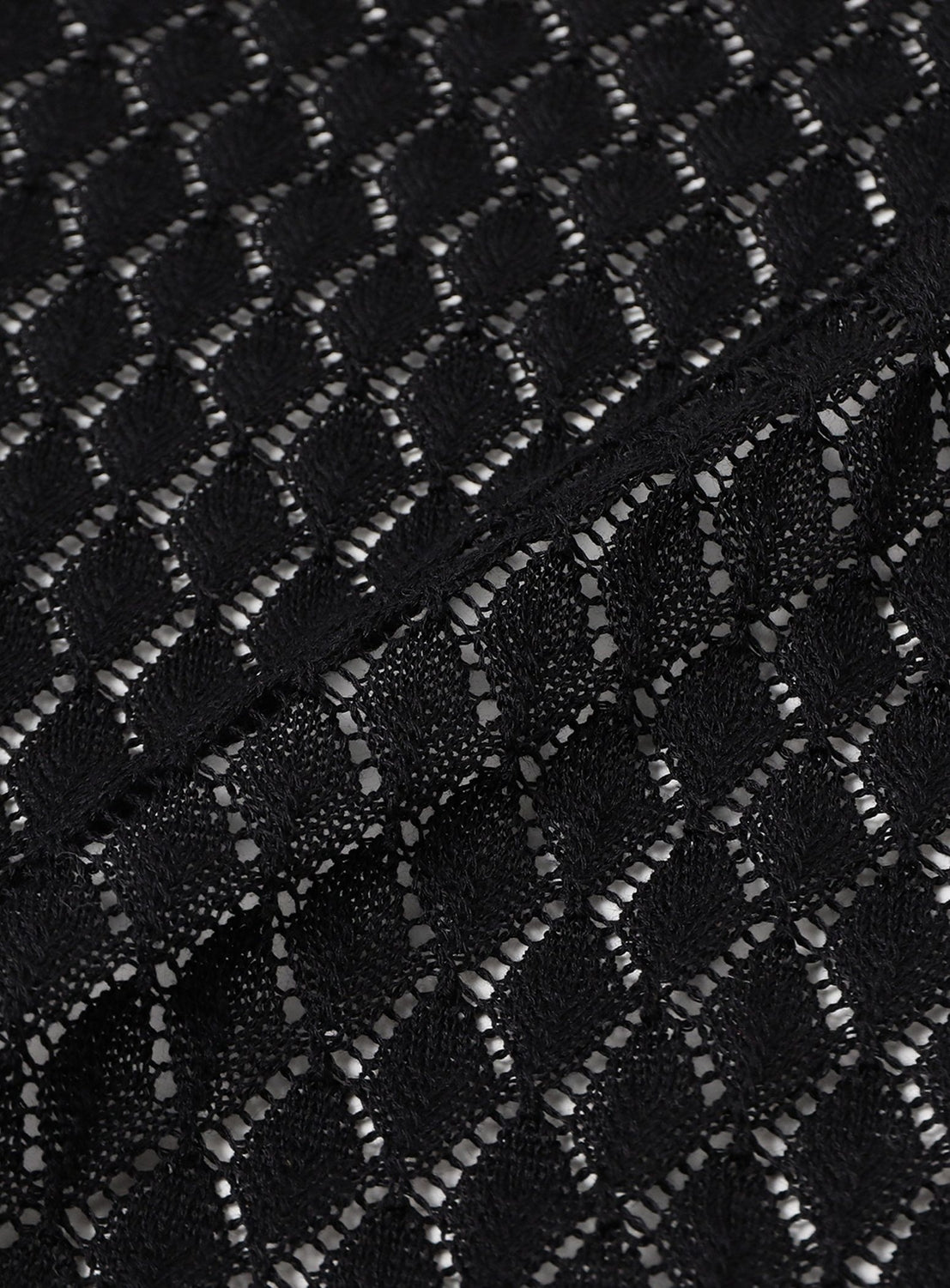 Openwork Knit Scarf
