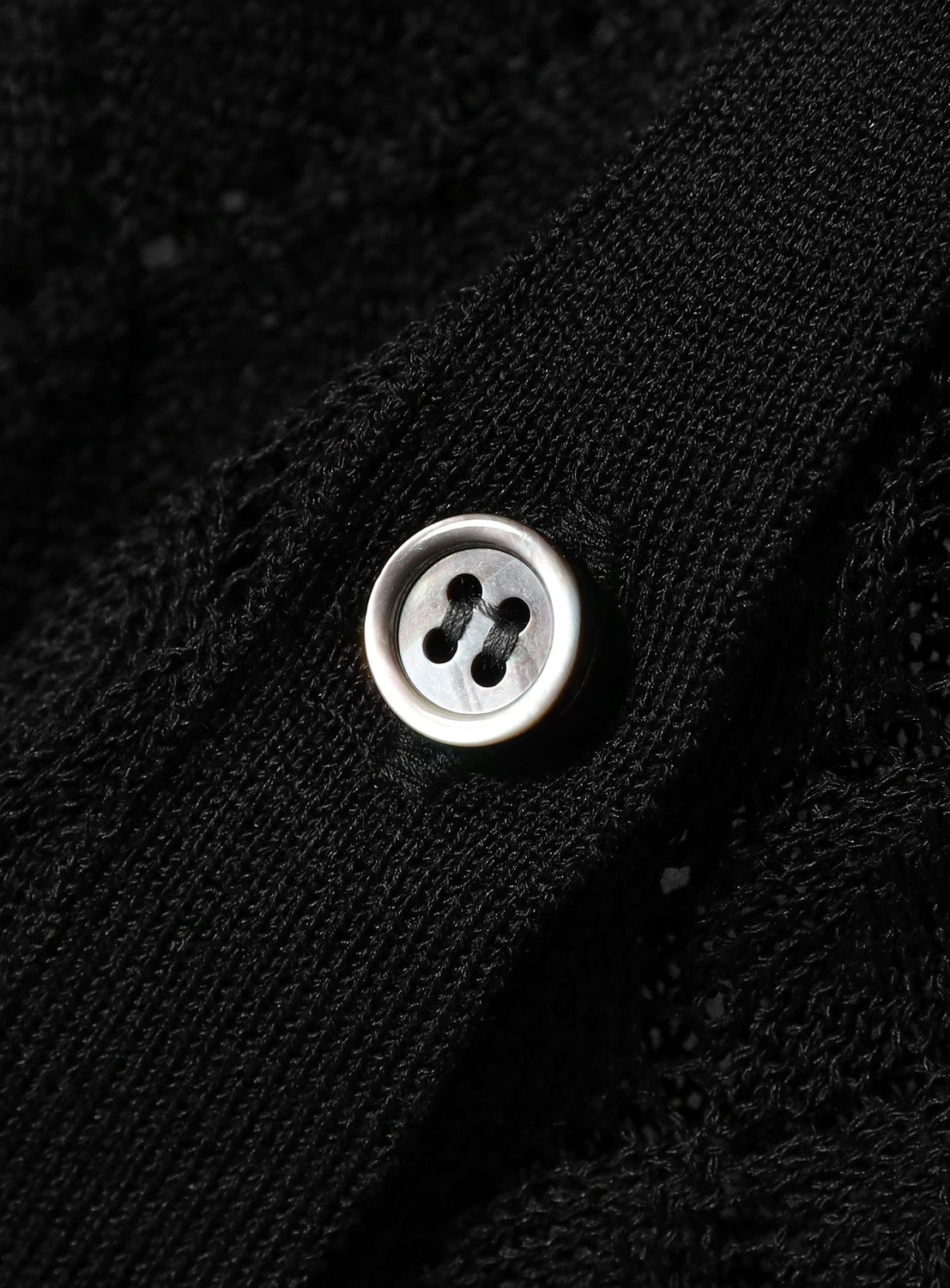Knit Short-Sleeve Cardigan