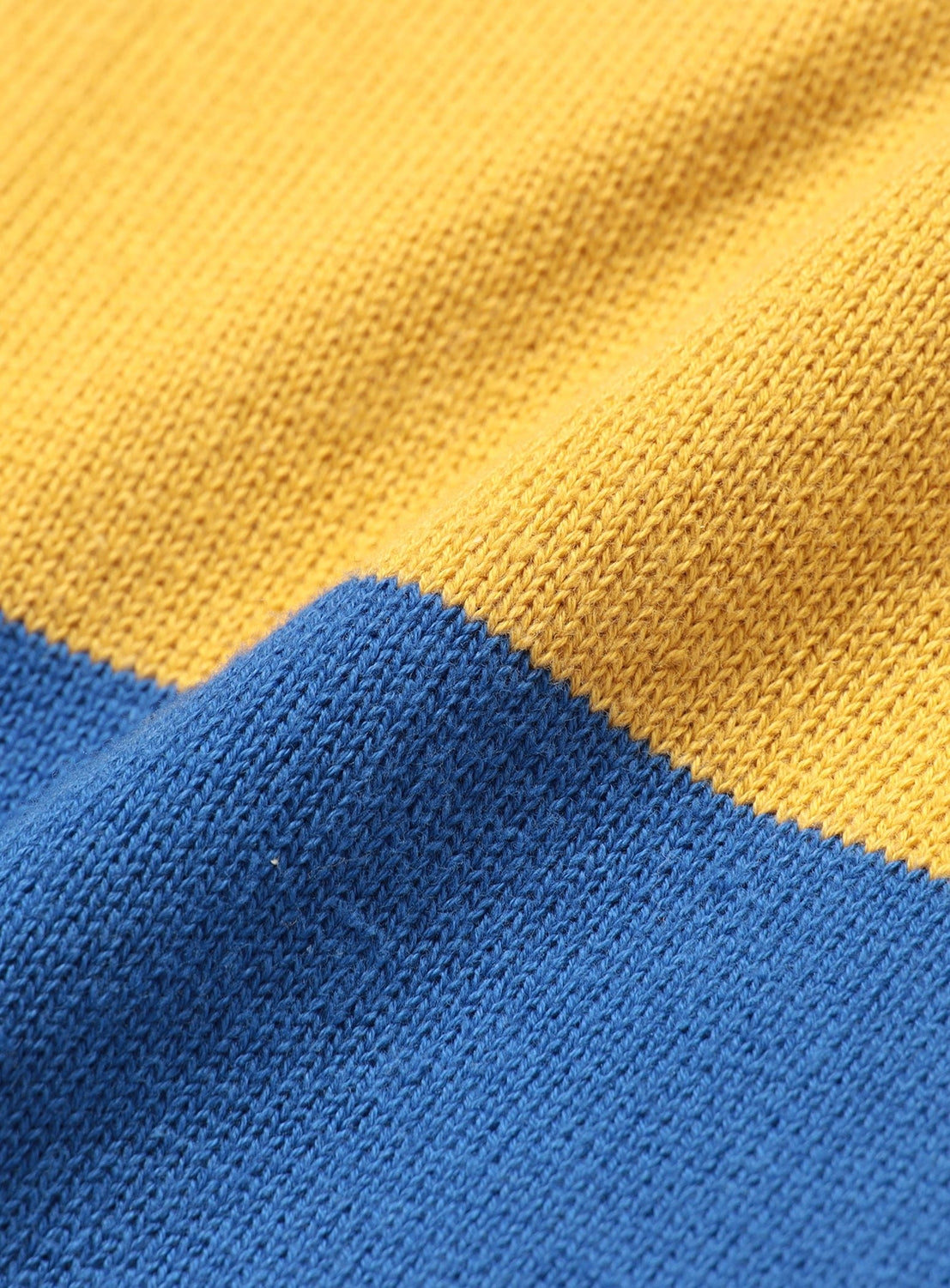 Wide Fit 7-Gauge Rugby Knit Polo Shirt