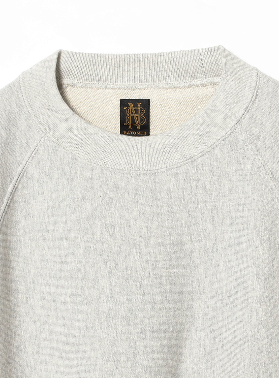 Melange Fleece Crew Neck