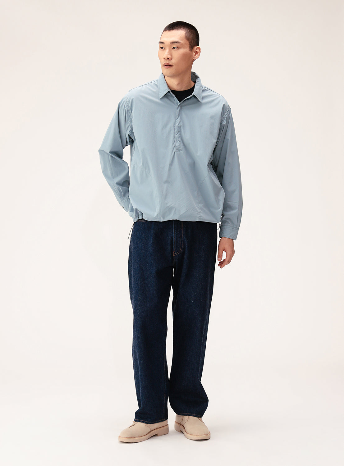 Wide Fit Tech Pullover Shirt