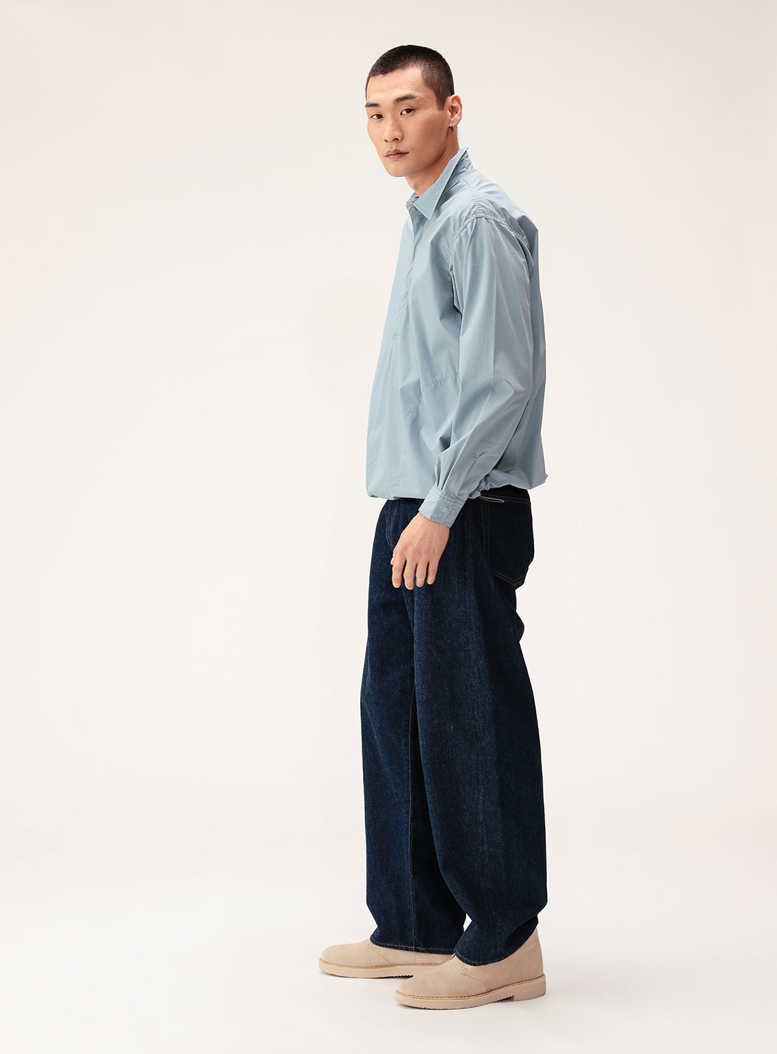 Wide Fit Tech Pullover Shirt