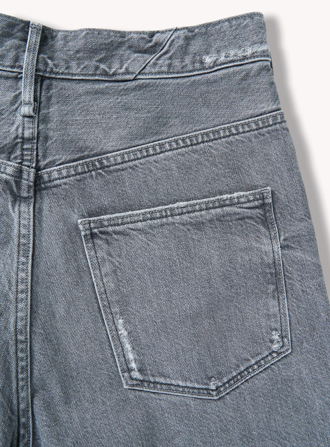 "The Niece" High-Rise Wide Straight Denim Pants