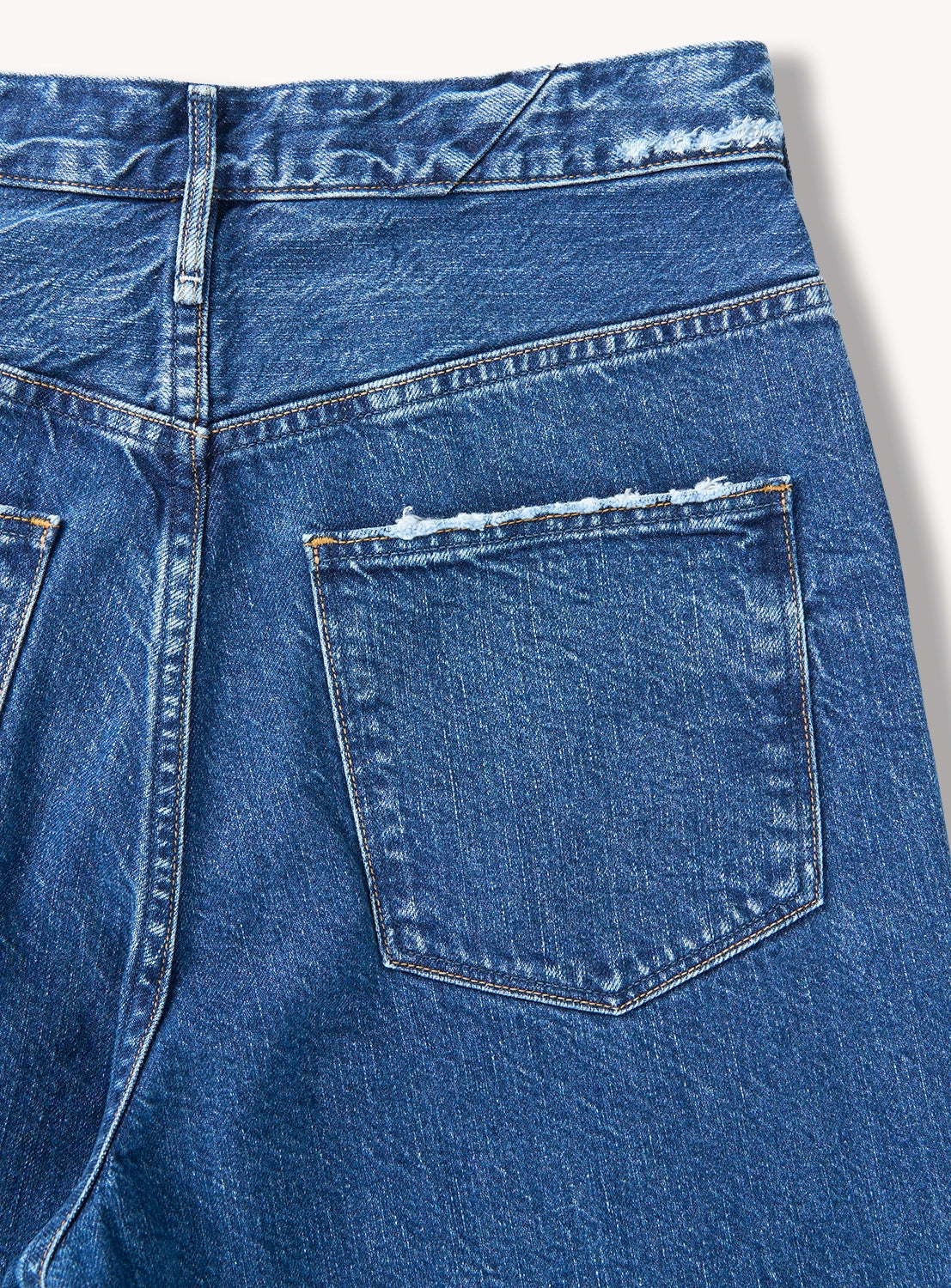 "The Niece" High-Rise Wide Straight Denim Pants