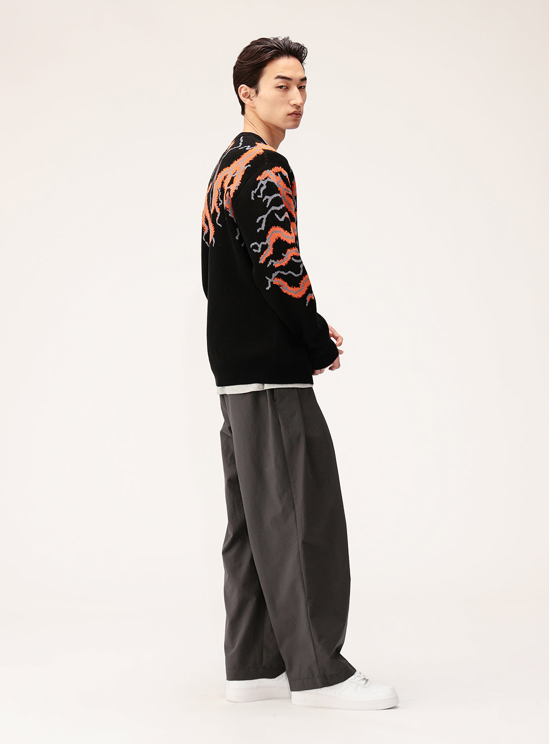 12-Gauge Thunder Reflective Crew Neck Knit