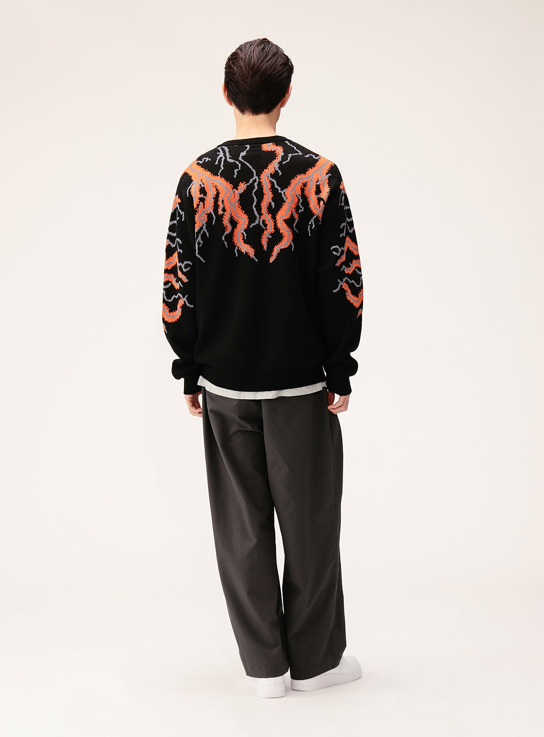 12-Gauge Thunder Reflective Crew Neck Knit