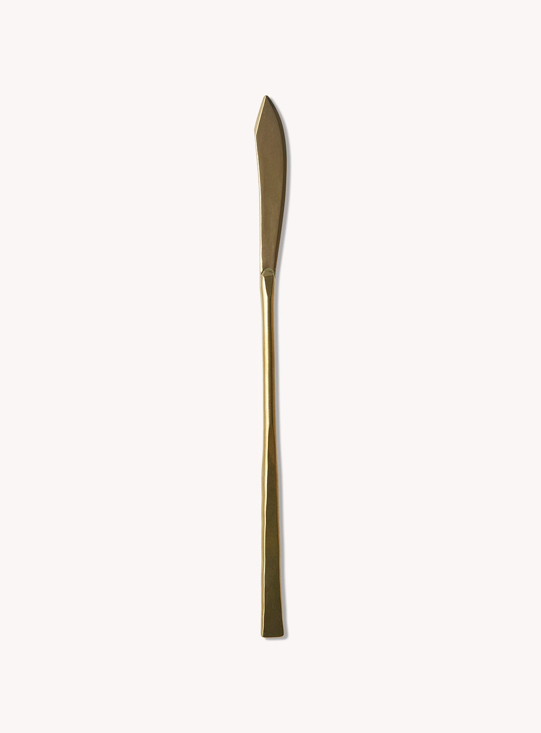 Gold dessert knife